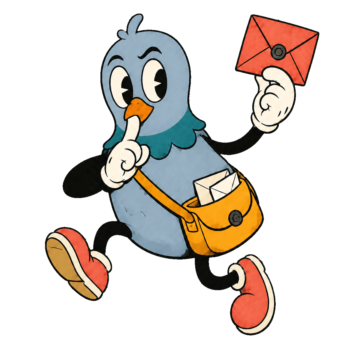 Dizê, o pombo mensageiro do Ouvi Dizer